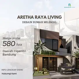 Rumah Dijual 2 Lantai Harga 1 Lantai dekat tol buah batu bandung Murah