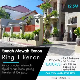 Rumah mewah Renon dijual cepat
