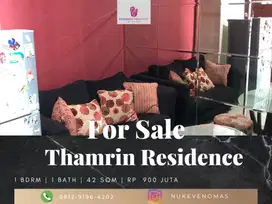 Dijual Apartement Thamrin Residence 1 Bedroom Furnished Bagus