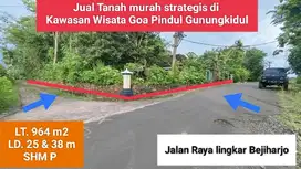 Jual Tanah strategis di Bejiharjo Gunung kidul dekat kota dan fasum