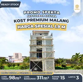 JUAL KOST PREMIUM MALANG SAMPING FAKULTAS KEDOKTERAN KAMPUS UMM