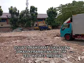 Dijual Tanah Kavling di Jl. Tb. Simatung Kp. Rambutan Jakarta Timur