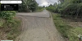 Pinggir Jalan Perladangan rata dan dekat dengan sekolah negri SMK