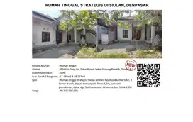 Rumah Murah Lokasi Strategis Di Jl. Siulan, Denpasar BALI