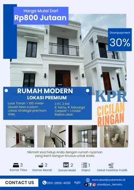 Dijual Rumah 2 Lantai Harga Murah Dekat Kampus UMY