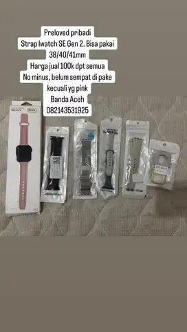 Strap Iwatch SE Gen 2 , cocok untuk 38/40/41 mm