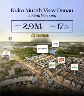 Maggiore signature east punya ruko dp 5%! Kpr pasti dibantu sd approve
