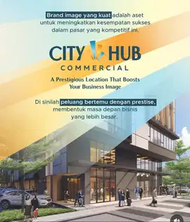 Ruko City Hub commercial PERDANA! summarecon serpong menghadap jalan