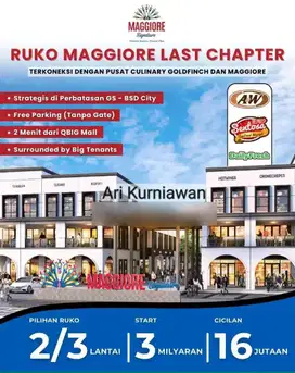 Perdana by Paramount Land RUKO MAGGIORE SIGNATURE 4man hadap jalan!!