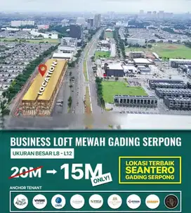 City hub commercial by summarecon serpong mulai 15man MEGAH & MEWAH