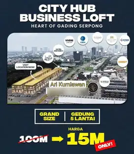 Ruko & gedung bisnis commercial hub summarecon 5M sd 15M pasti sold!
