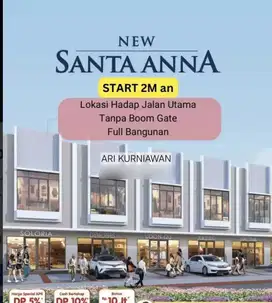 Ruko menghadap jln! FREE PPN Santa Ana & Santa monica Paling murah