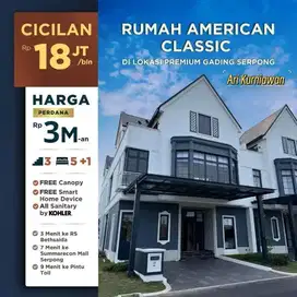 Hunian resort! Cluster Louise Summarecon serpong 3lt 3man layout no 1