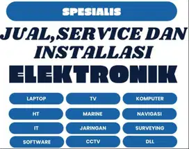 Service Elektronik PC,Laptop,HT Marine,Surveying Radio Komunikasi