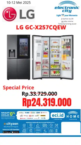 LG GC-X257CQEW InstaView Door in Door