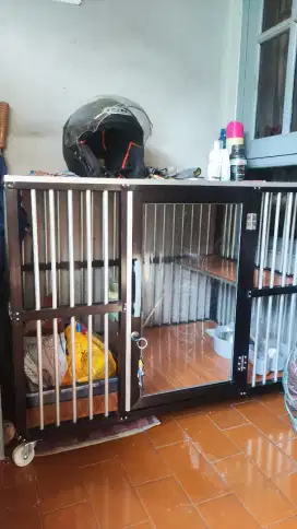 Kandang kucing alumunium