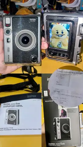 Jual BU kamera instax mini evo mulus murah