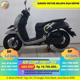 HONDA NEW SCOOPY SPORTY 2024 CASH/KREDIT PROSES CEPAT SYARAT MUDAH