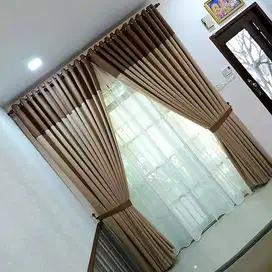 Jual Gorden Blackout Sekat Klinik Hordeng Pintu Gordyn Vitrase