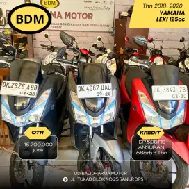 Dp 500 RB lexi 125 CC thn 2019 cash /kredit Bali dharma motor