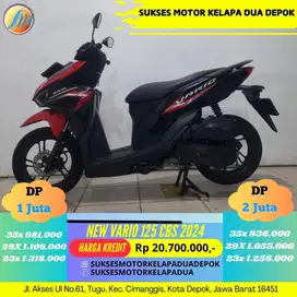 HONDA NEW VARIO 125 CBS 2024 CASH/KREDIT SYARAT MUDAH KTP/KK