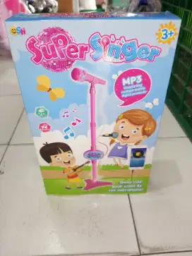 Mainan Anak Mic Standing Baterai