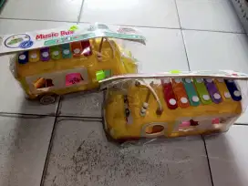 Mainan Anak Xylophone Bus