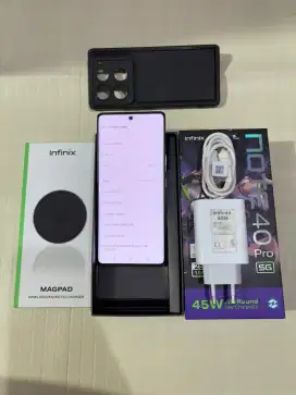 Infinix note 40 pro 5G 8/256 fullset ori nominus