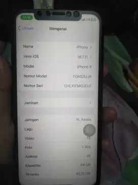 ip X 64gb inter