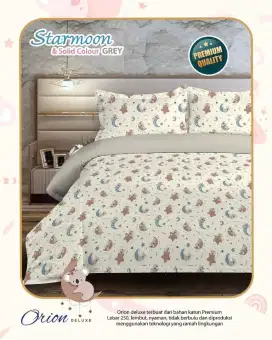 Sprei katun dingin motif anak lulabi