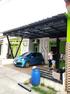 Kanopi baja ringan atep spandek dan alderon murah dan berkualitas