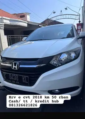 HR-V E CVT 2018 km 50 rban