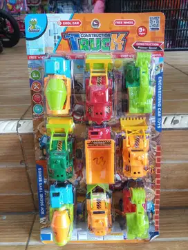 MAINAN ANAK TRUK KONTRUKSI SET ISI 9