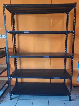 Rak besi uk 180x 120x 40 , 5 tingkat (3 set )
