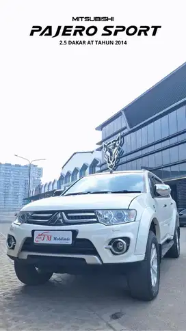DP 40 Mitsubishi Pajero sport Dakar 2.5 AT 2014, putih, bagus, mulus