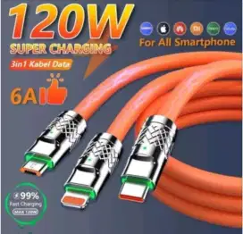 Kabel data / cas hp 3 in 1 fast charging