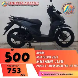 HONDA BEAT DELUXE TAHUN 2023 SIAP PAKAI, BERGARANSI, GRATIS SERVIS