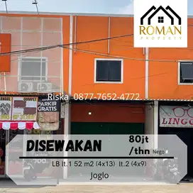 DISEWAKAN RUKO PINGGIR JALAN JOGLO RAYA