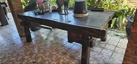 Meja Kayu Jati Asli Antik Indoor / Outdoor