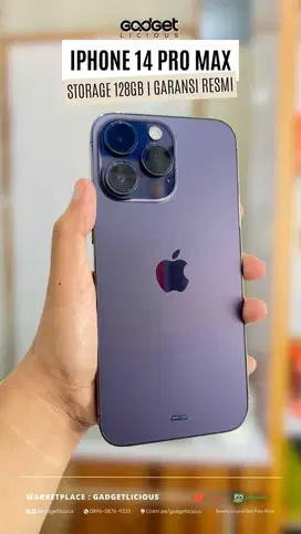 IPHONE 14 PRO MAX 128GB GARANSI RESMI
