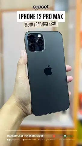 IPHONE 12 PRO MAX 256GB GARANSI RESMI