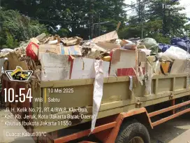 Jasa buang puing tanah