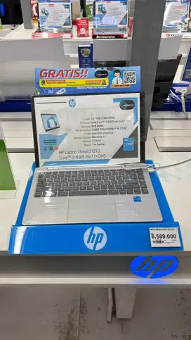 HP intel core i3 8/512gb N305