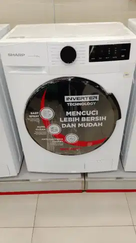 Mesin cuci Sharp ESFL1270MWX