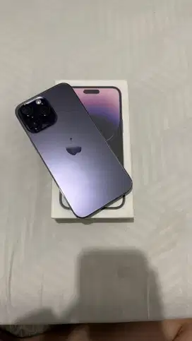 Iphone 14 pro max 256 deep purple dual sim fisik resmi