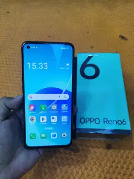 Oppo reno 6 ram 8/128gb fullset ori