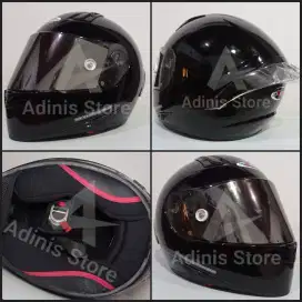 Helm Fullface Cargloss CK warna Hitam