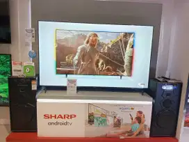 Cicilan SHARP LED GOOGLE TV bunga 0%