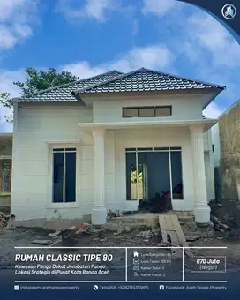 Dijual Rumah di Pango Pusat Kota Banda Aceh (Terjual 6 & Sisa 4 Unit)