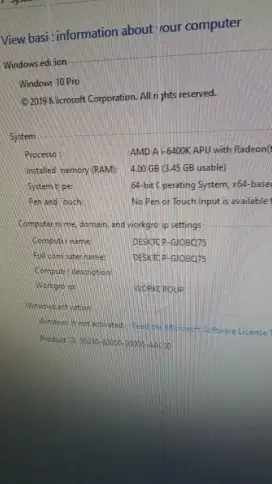 CPU AMD A6 6400K APU